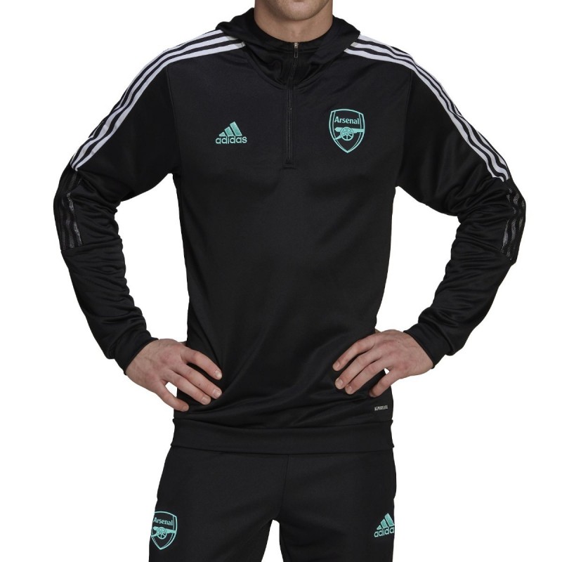 Chandal Negro De Entreno Capucha Arsenal 2022 Adidas SportingPlus Net