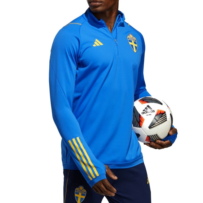 Felpa Tecnica Allenamento Nazionale Svezia 2022 23 Adidas