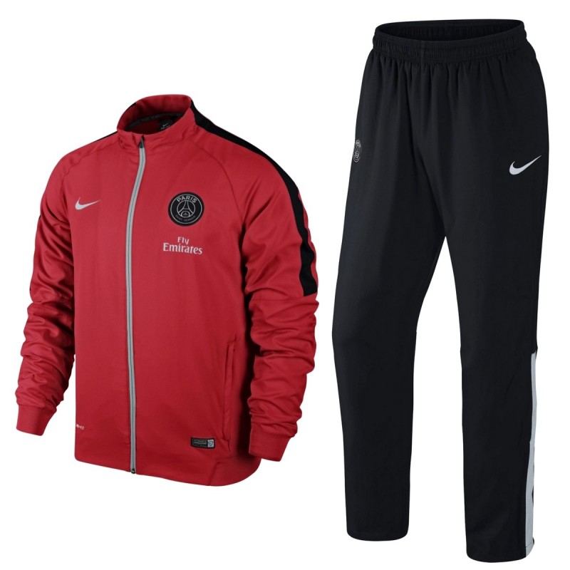 Tuta rappresentanza PSG Paris Saint Germain 2015  Nike  rosso