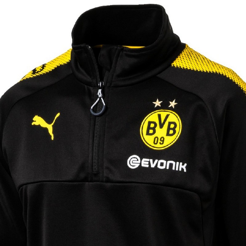 Felpa Tecnica Allenamento Nera Borussia Dortmund Puma