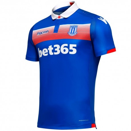 Camiseta de futbol Stoke City FC segunda 2017/18 - Macron