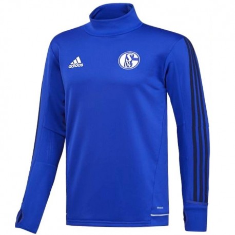 Onrustig Fervent rib Schalke 04 technical training sweatshirt 2017/18 - Adidas
