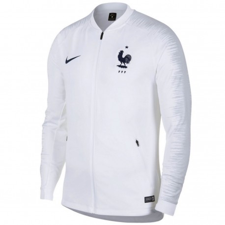 France football white pre-match presentation jacket 2018/19 - Nike