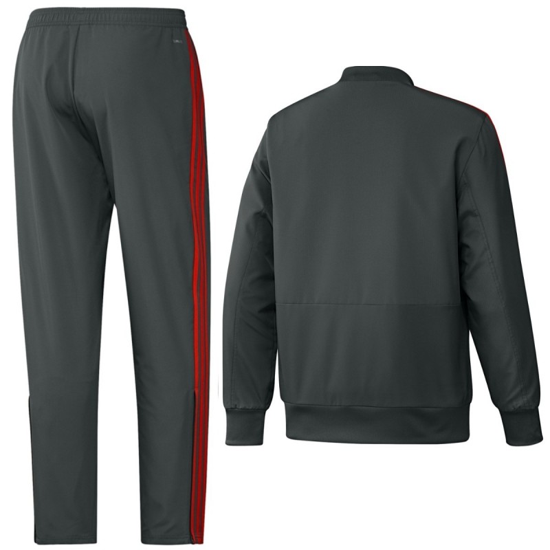 Bayern Munich grey training presentation tracksuit 2018/19 - Adidas