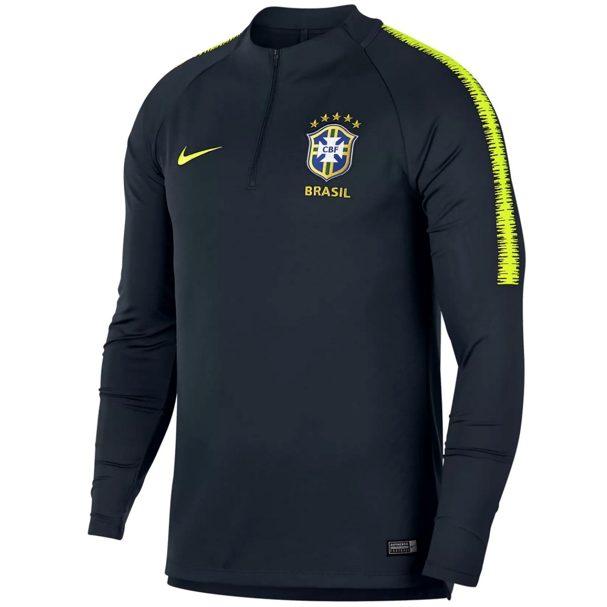 Dedicación lamentar Orientar Sudadera tecnica de entreno seleccion Brasil 2018/19 - Nike