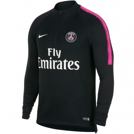 Paris Saint Germain black training technical sweatshirt 2018/19 - Nike