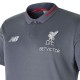 Liverpool FC training präsentations polo-shirt 2018/19 grau - New Balance