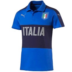 Italien-Nationalmannschaft Präsentation polo-shirt  2016/17 blau - Puma