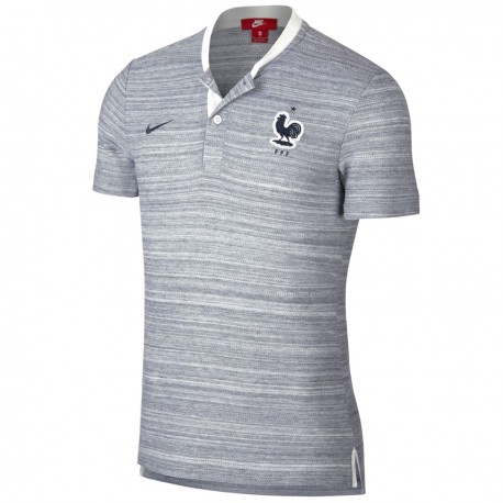 Frankreich Fussball Grand Slam präsentation polo-shirt 2018/19 grau - Nike