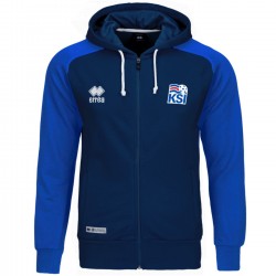 Chaqueta de presentación con capucha selección Islandia 2018/19 - Errea