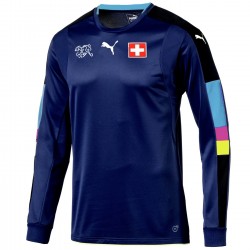 Switzerland goalkeeper football shirt 2016/17 navy - Puma