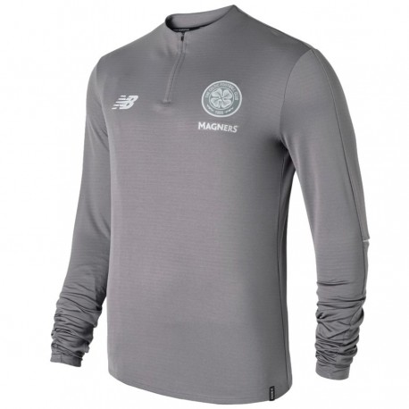 Felpa tecnica allenamento grigia Celtic Glasgow 2018/19 - New Balance