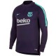 FC Barcelona purple training technical sweatshirt 2018/19 - Nike