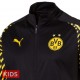 Jungen - Borussia Dortmund pre-match trainingsanzug 2018/19 schwarz - Puma