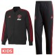 Jungen - Manchester United training präsentationsanzug 2018/19 schwarz - Adidas