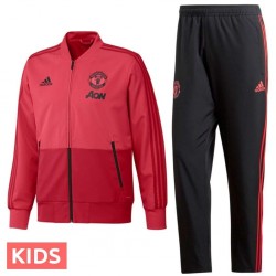 Junior - Survetement de presentation Manchester United 2018/19 - Adidas