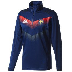 Sudadera tecnica entreno seleccion Francia rugby 2017/18 - Adidas