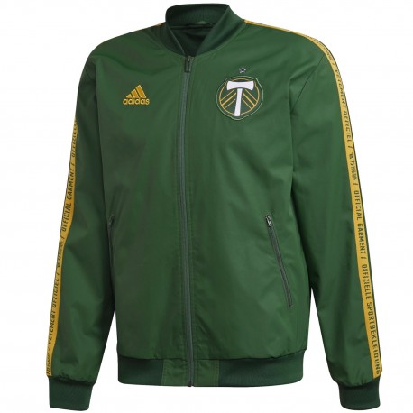 Chaqueta presentacion pre-match Portland Timbers 2019 - Adidas