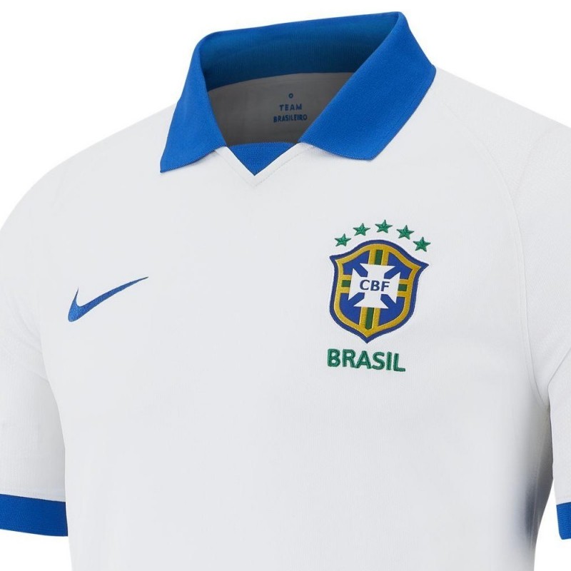 Repelente Borradura Desanimarse Camiseta Brasil blanca Copa America 2019 - Nike
