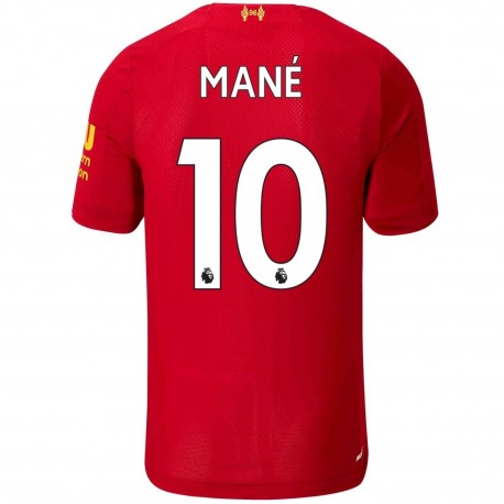 2019/20 New Balance Liverpool #10 buy Mane UCL Home Soccer Jersey Size XL