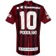 Maillot de foot  Vissel Kobe domicile 2017/18 Podolski 10 - Asics