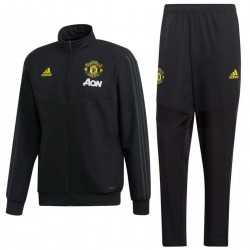 Manchester United training präsentationsanzug 2019/20 schwarz - Adidas