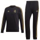 Real Madrid sweat chandal negro de entreno 2019/20 - Adidas