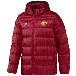 Chaqueta abrigo entreno Manchester United 2017/18 rojo - Adidas