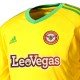 Brentford FC Home goalkeeper football shirt 2017/18 - Adidas