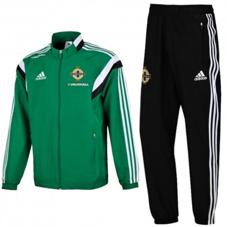 Northern Ireland green presentation tracksuit 2015/16 - Adidas