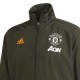 Chandal de presentacion verde Manchester United 2020/21 - Adidas