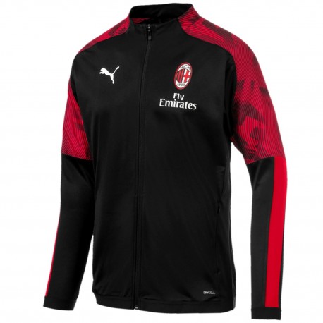 AC Milan bench trainingsjacke 2019/20 schwarz - Puma