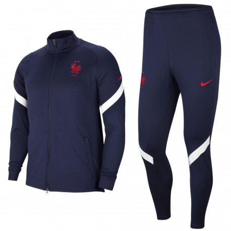 Frankreich Fussball präsentation Trainingsanzug 2020/21 blau - Nike