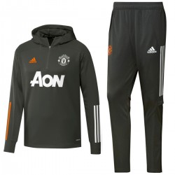 Chandal entreno capucha Manchester United 2020/21 - Adidas