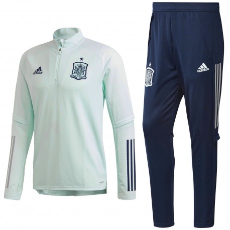 Spanien fußball tech trainingsanzug 2020/21 wasserblau - Adidas