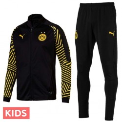 Jungen - Borussia Dortmund pre-match trainingsanzug 2018/19 schwarz - Puma