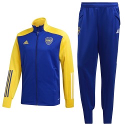 Survetement entrainement Boca Juniors 2021 bleu/jaune - Adidas