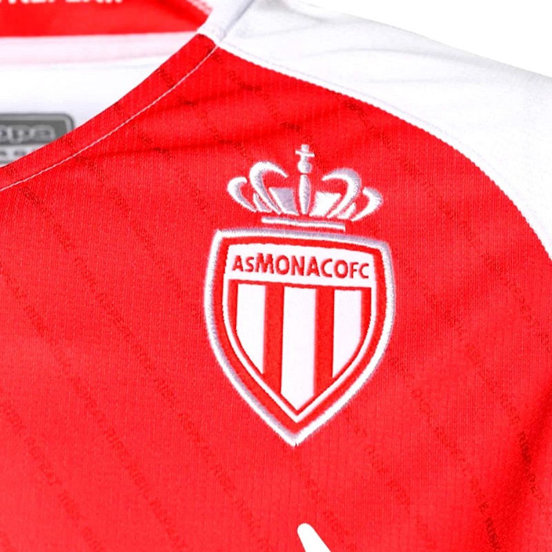 AS Monaco football shirt Home 2022/23 - Kappa - SportingPlus.net