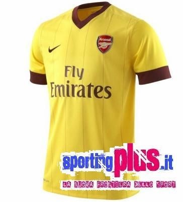 Arsenal sales jersey 2010