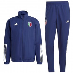 Italy football team navy presentation tracksuit 2023/24 - Adidas