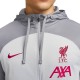 Liverpool grey hooded presentation tracksuit 2023 - Nike