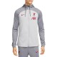 Liverpool grey hooded presentation tracksuit 2023 - Nike