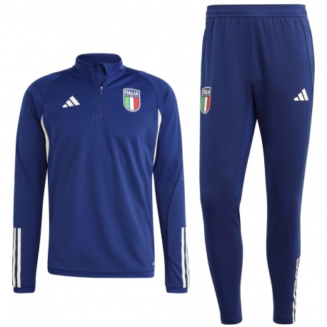 Italy football navy training technical tracksuit 2023/24 - Adidas ...