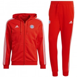 Bayern Munich 3s Casual hooded presentation tracksuit 2023/24 - Adidas