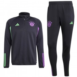 Bayern Munich black training technical tracksuit 2023/24 - Adidas