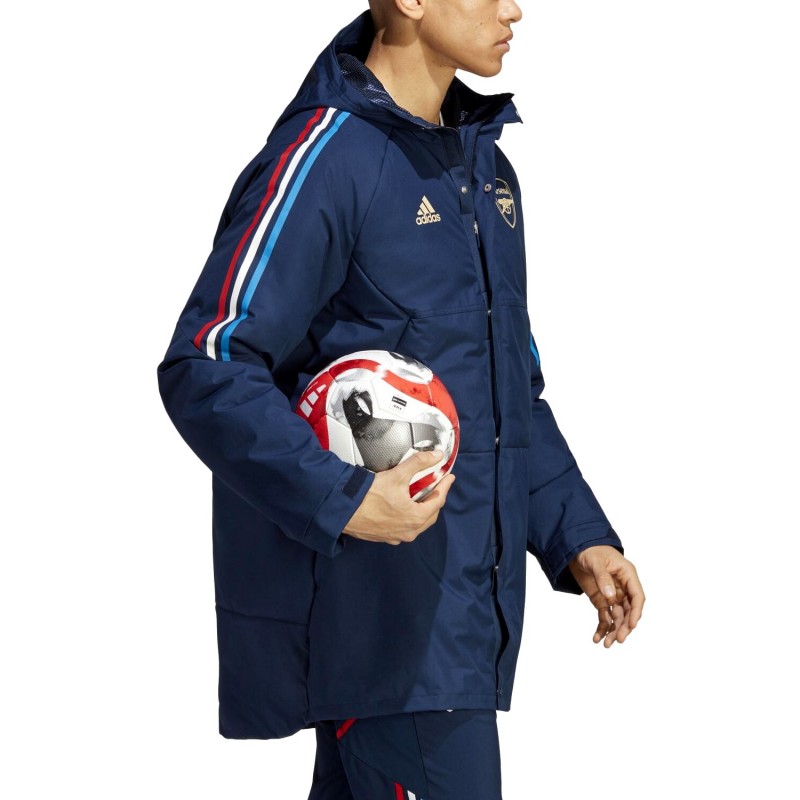 Arsenal training parka down jacket 2022 23 navy Adidas