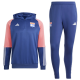 Olympique Lyon hooded training technical tracksuit 2023/24 - Adidas