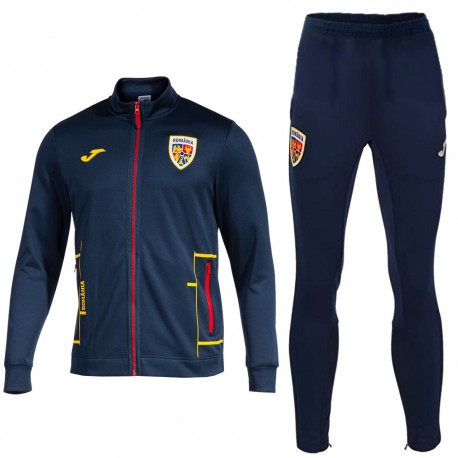 Survetement foot de presentation Roumanie 2024 bleu Joma SportingPlus