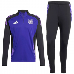 Deutschland-Nationalmannschaft Tech trainingsanzug 2024/25 schwarz - Adidas