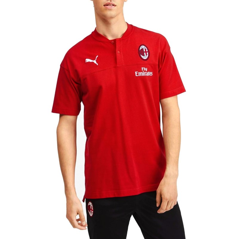 Polo de presentación roja AC Milan Casual 2020 - Puma - SportingPlus.net